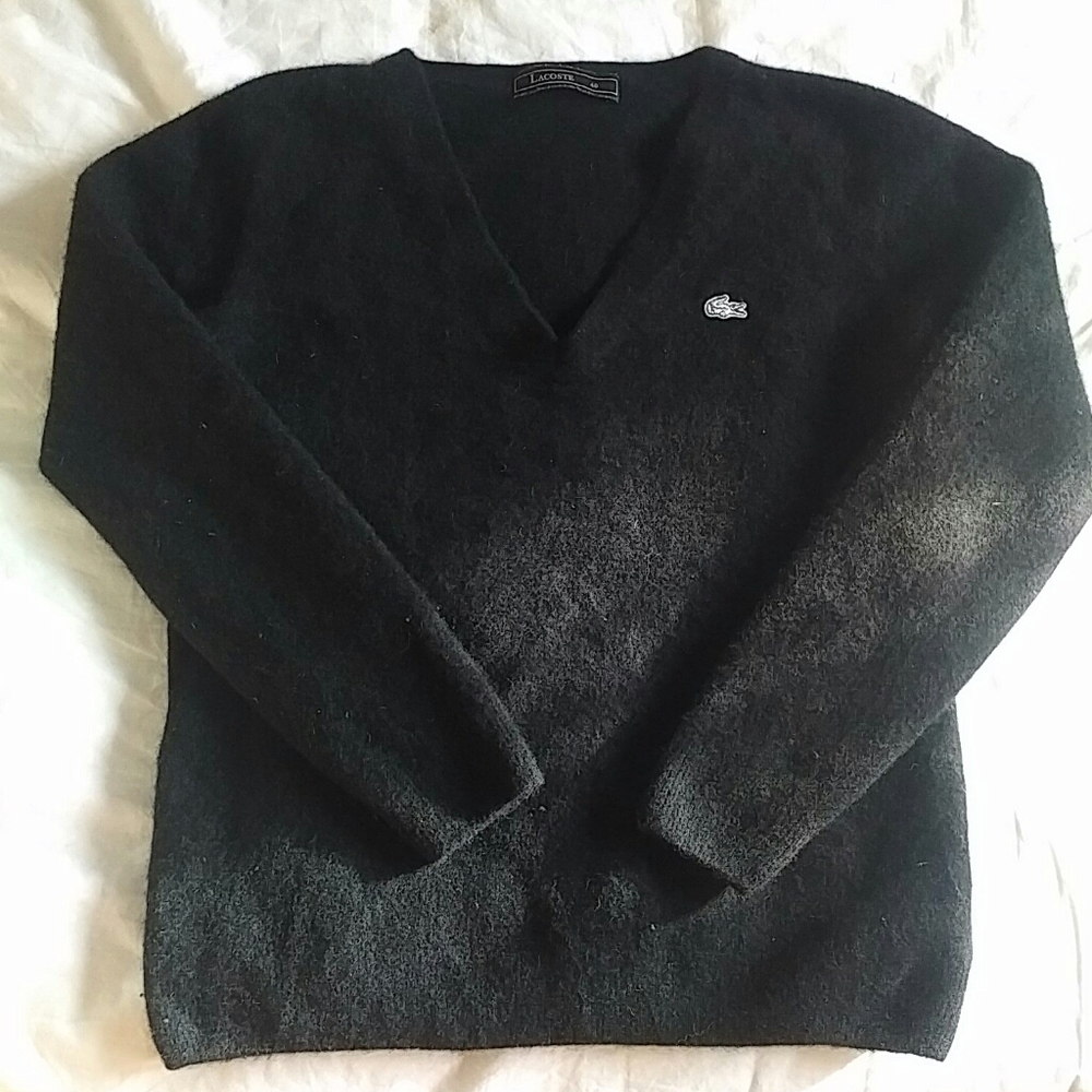 LACOSTE - Cashmere v-neck made in France